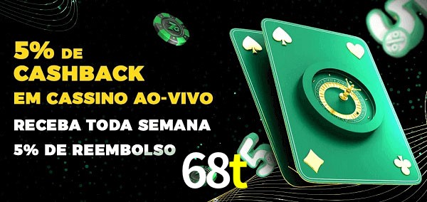 Promoções do cassino ao Vivo 68t